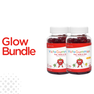 VictaGummies Hair, Nails & Skin x2 – Glow Bundle
